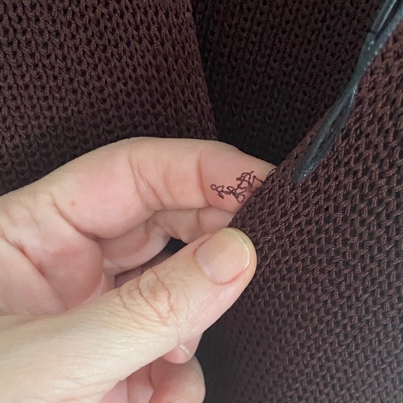 Elegant brown Maxi sleeveless sweater Dress - Picture 4 of 5